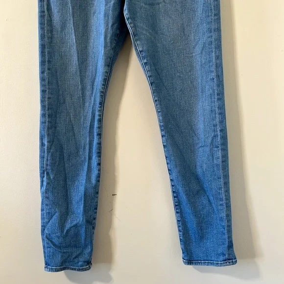FRAME Le Garçon in Daphne Blue Super Stretch Mid Rise Boyfriend Denim Jeans 32 - Picture 4 of 12